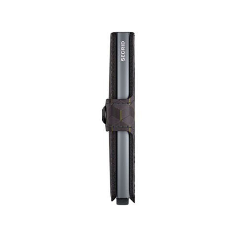 PORTAFOGLI MINIWALLET OPTICAL MOP SECRID GREY-YELLOW