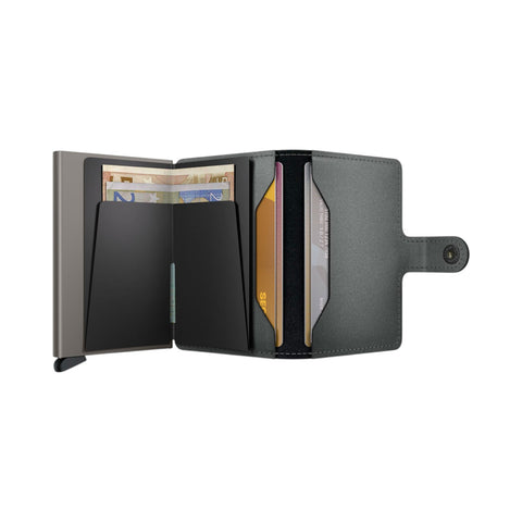 PORTAFOGLIO MINIWALLET MATTE SATIN STEEL MMS-STEEL GREY SECRID