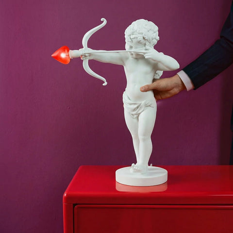 LAMPADA IN RESINA CUPIDO CM 50X21 H. 63  WHITE ART. 14841 SELETTI