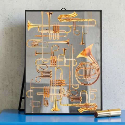 SPECCHIO TOILETPAPER CM30X40 TRUMPET ART. 17126 SELETTI