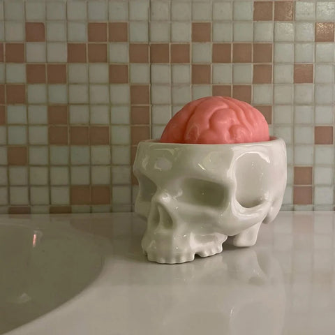 PORTA SAPONETTA PORCELLANA BRAINWASH BIANCO 13501H SELETTI