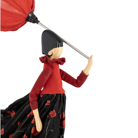 LAMPADA LITTLE GIRL ROSA SKITSO PARALUME ROSA ROSSA