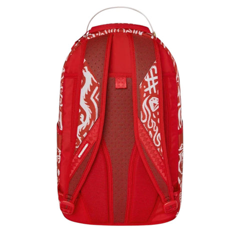 ZAINO GRAFFITI WALL 910B8563NSZ RED SPRAYGROUND