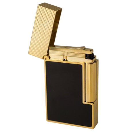 ACCENDINO LIGNE 2 MAT BLACK-GOLD C16601N S.T. DUPONT