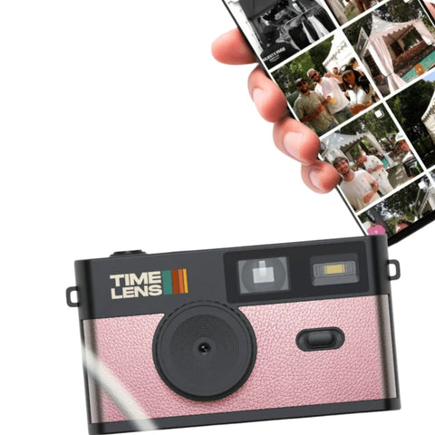 FOTOCAMERA ART. TL0202 POP EDITION 80'S PINK GOLD TIME LENS
