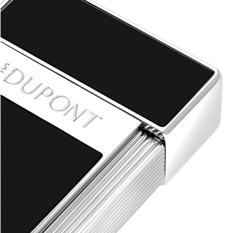 ACCENDINO LI BIGGY BLACK LACQ/CHROME ART. 025221 S.T. DUPONT