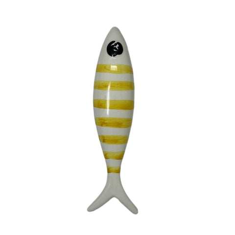 SARDONE 36 CM CERAMICHE CRESCENTINI (COLORI ASSORTITI) GIALLO AZZURRO ROSSO VERDE
