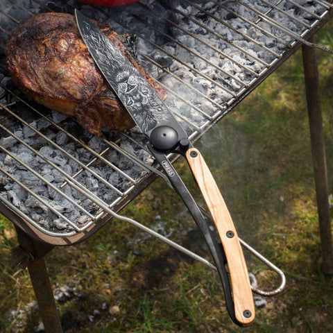 COLTELLO DA CUCINA BLACK OLIVE WOOD LION ART. 3GB000092 DEEJO