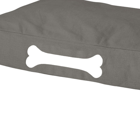 DOGGIELOUNGE S CANVAS 107248 CHARCOAL GREY FATBOY