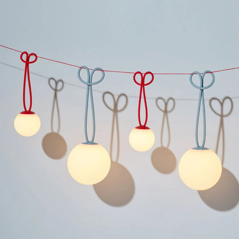 LAMPADE SET MINI BOLLEKE  (3PZ) FATBOY 106971 RED