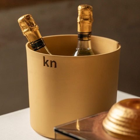 SECCHIELLO CHAMPAGNE KN GLACETTE CM 20 ART. KG304G20 KN INDUSTRIE GOLD