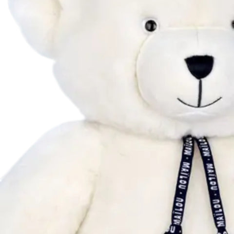 PELUCHE L'OURS MAILOU 50CM MA0258 BIANCO NEVE