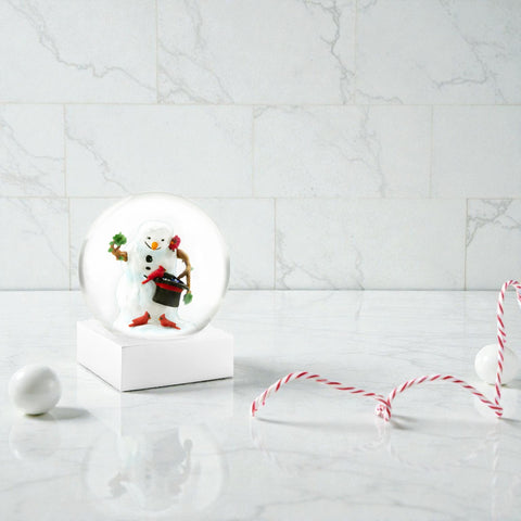 GLOBO DI NEVE SNOWMAN CARDINALS ART. CS342-SNMN COOL SNOW GLOBE