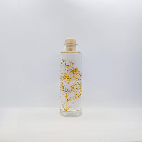 HERBARIUM GYPSOPHILE GOLD CYLINDER 21 CM THEOPHILE BERTON