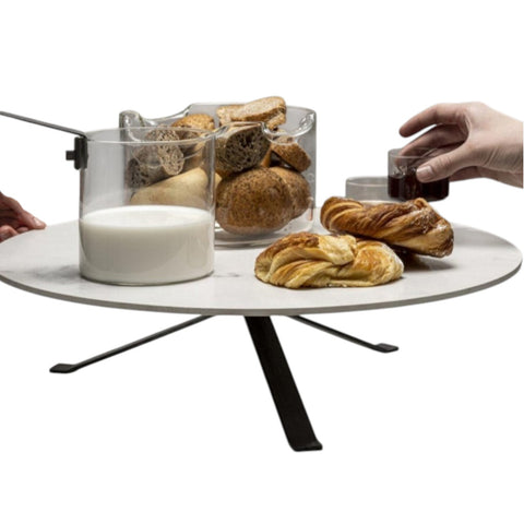 CENTROTAVOLA GIREVOLE CM 50 H 13 VT320GWH WHITE KNINDUSTRIE