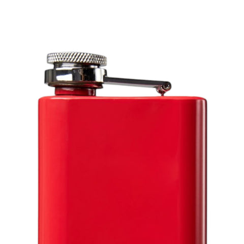 FIASCHETTA PANTONE HIP FLASK IN BOX RED COPENHAGEN DESIGN