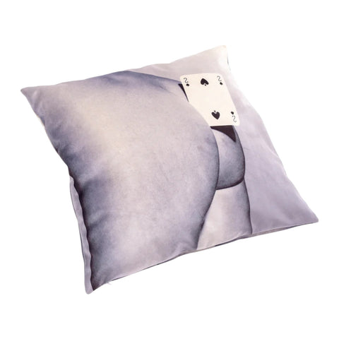 CUSCINO TWO OF SPADES 50X50 023298 TOILETPAPER SELETTI