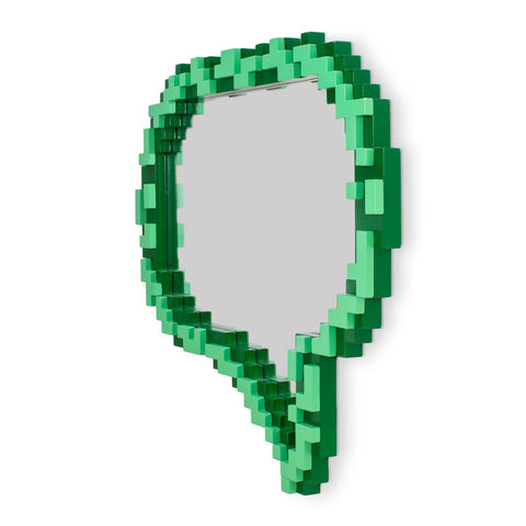 SPECCHIO MESSAGE 72X66 CM 17058 GREEN SELETTI