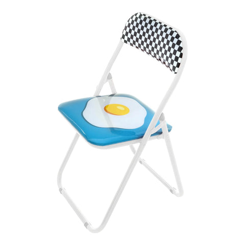 SEDIA FOLDING CHAIR EGG STUDIO JOB 18558 SELETTI