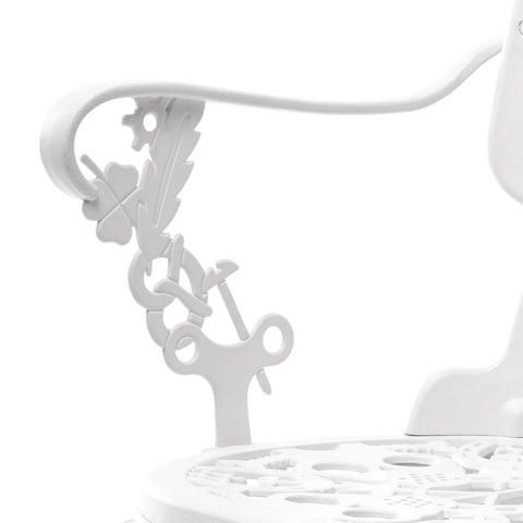 POLTRONA ALLUMINIO INDUSTRY COLLECTION WHITE SELETTI