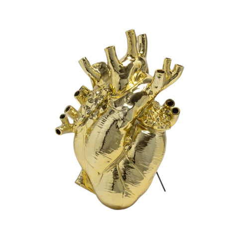 LOVE IN BLOOM RIESIGE GOLDVASE 09926 SELETTI