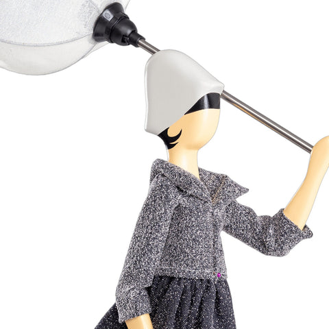 LAMPADA LITTLE GIRL SILVA PARALUME BIANCO SKITSO