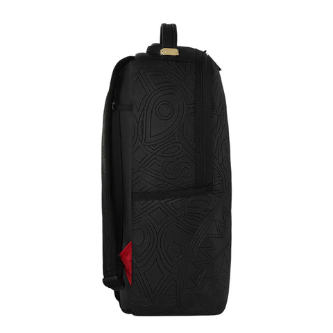 ZAINO TONAL MONOGRAM EMBOSS SHARK BLACK ART. 910B6950NSZ SPRAYGROUND