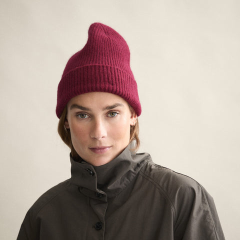 BERRETTO IN LANA ONE SIZE ART. BEA-018 LE BONNET BEANIE WINE