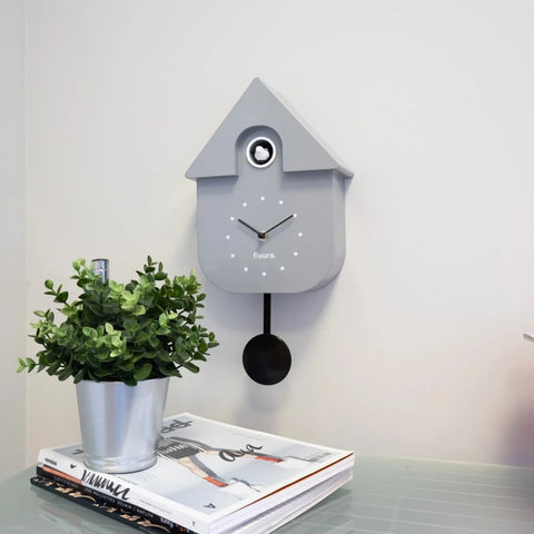 OROLOGIO CUCKOO HOUSE CLOCK GREY AND BLACK WITH DIAL CCU2420412 FISURA