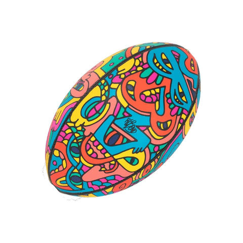 PALLONE DA RUGBY ARTIST COLLECTION DEN END ART. RE-DE-RB REBOND