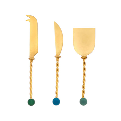 SET 3 COLTELLI FORMAGGIO CM 20 LTS02410 BITOSSI HOME