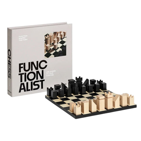 SCACCHI WOOD CHESS THE FUNCTIONALIST ART. PW00840 PRINTWORKS