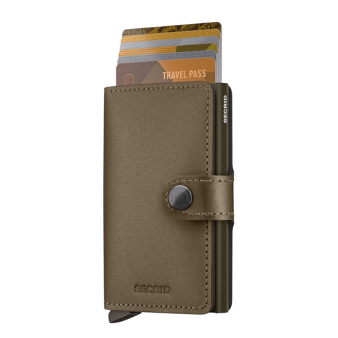 PORTAFOGLIO MINIWALLET MATTE SATINE MMS-BRONZE BROWN SECRID