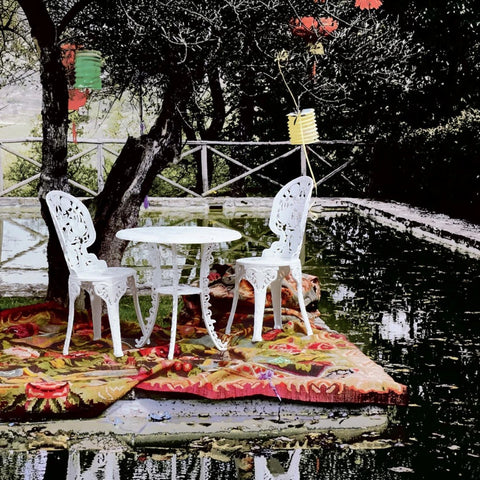 TAVOLO IN ALLUMINIO INDUSTRY COLLECTION 70 X 74CM ART. 18687BIA SELETTI WHITE