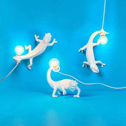 LAMPADA IN RESINA CHAMELEON LAMP CM.17X9H.14 USB ART.15090 SELETTI WHITE