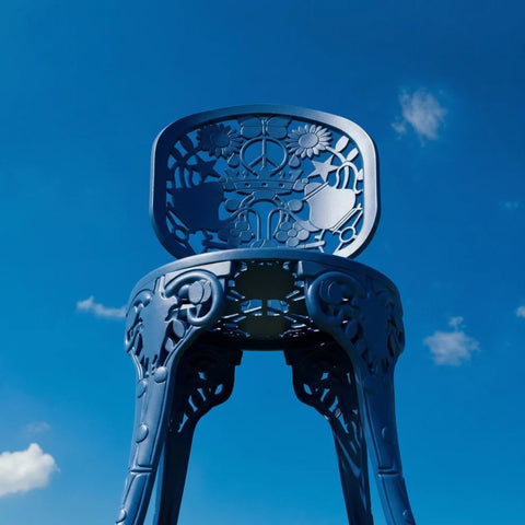 SEDIA INDUSTRY SENZA BRACCIOLI BLU 18686_BLU SELETTI BLUE