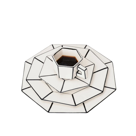 ESPRESSO CUP + SAUCER 2 PZ  ART. B0125001-008 SERAX