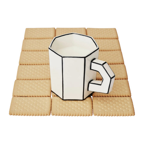 TEA CUP 2 PZ ART. B0125004-008 WHITE BLACK SERAX