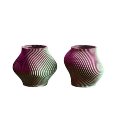 SET DI DUE MINI VASO BLOZ & BOYK BLEND MINI VASES SET SHEYN WATERMELON
