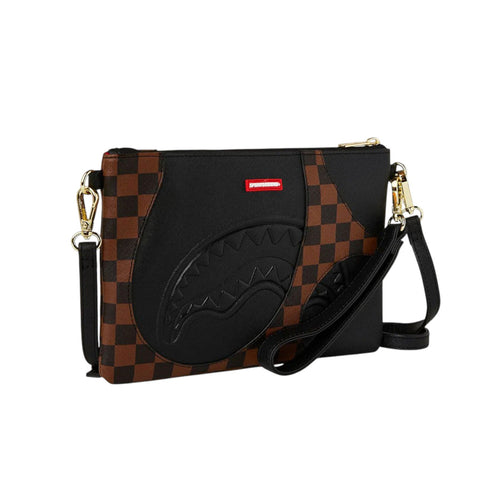 BORSELLO JETSTREAM BROWN CLUTCH ART. 910B8283NSZ SPRYGROUND