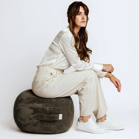 SGABELLO CAPSULE VLIP BALANCE STOOL M ROSEWOOD VLUV