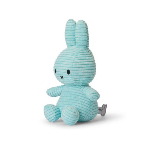 NIJNTJE MIFFY SITTING CORDUROY CM 23 9'' TURQUOISE