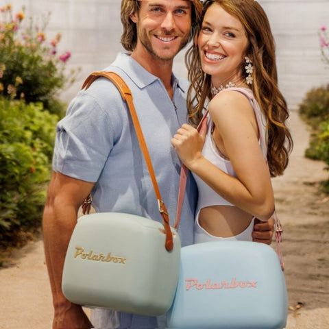 BORSA FRIGO 6L VERDE AGUA - ROSA BABY COOLER BAG ART. PLB6-V-RPOP POLARBOX