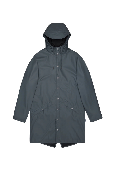 IMPERMEABILE  LONG JACKET S W3 12020 RAINS LAGOON BLUE