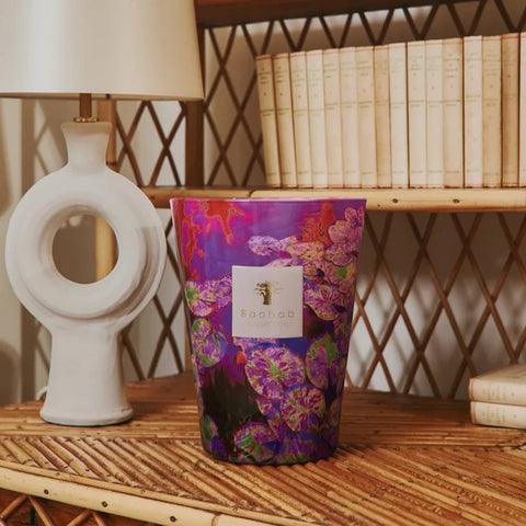 CANDLE ARTY FLOWERS WATER LILY MAX16 AFLI BAOBAB