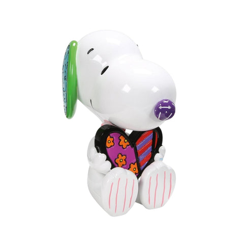 FIGURINA SNOOPY STATUE WITH BRITTO HEART 6019025 BRITTO