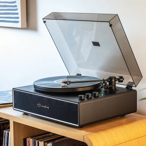 GIRADISCHI STAVE RECORD PLAYER CR6046A-BKSL4 BLACK-SILVER CROSLEY