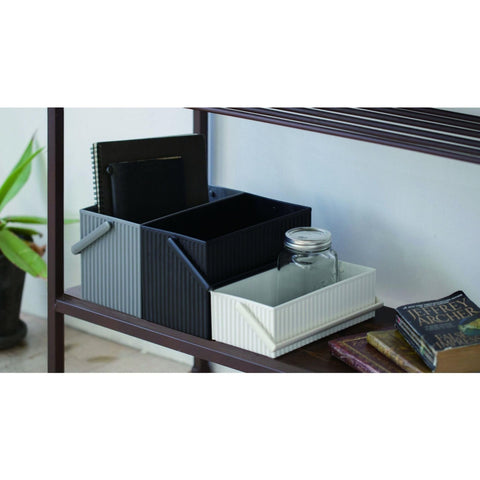 SCATOLA STORAGE BOX L ART. 228950 BLACK OMNIOUTIL HACHIMAN