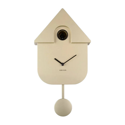 OROLOGIO WALL CLOCK MODERN CUCKOO KA5867GD METALLIC GOLD KARLSSON