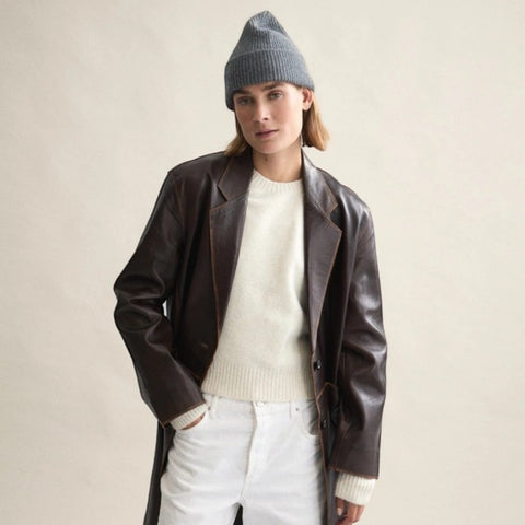 BERRETTO IN LANA BEANIE SLATE GREY ART. BEA-003 LE BONNET